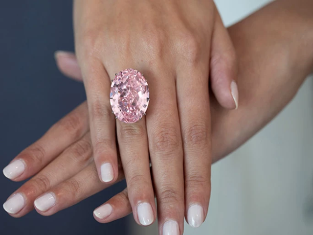 Pink Diamond Ring